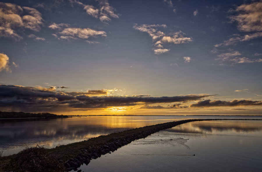 zonsopkomst brouwersdam