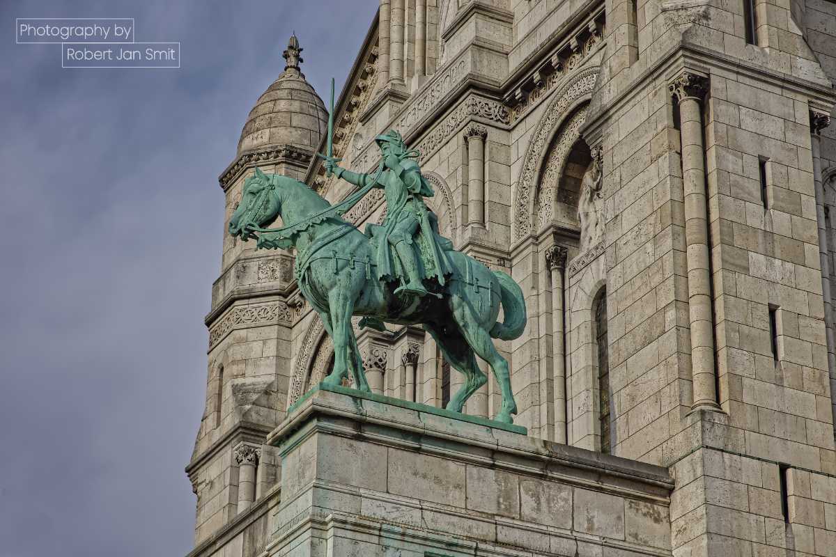 Beeld op Sacré- Cœur 