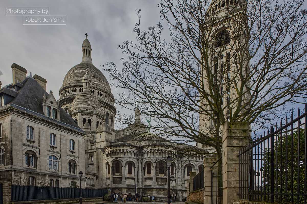 Achterkant van de Sacré- Cœur 