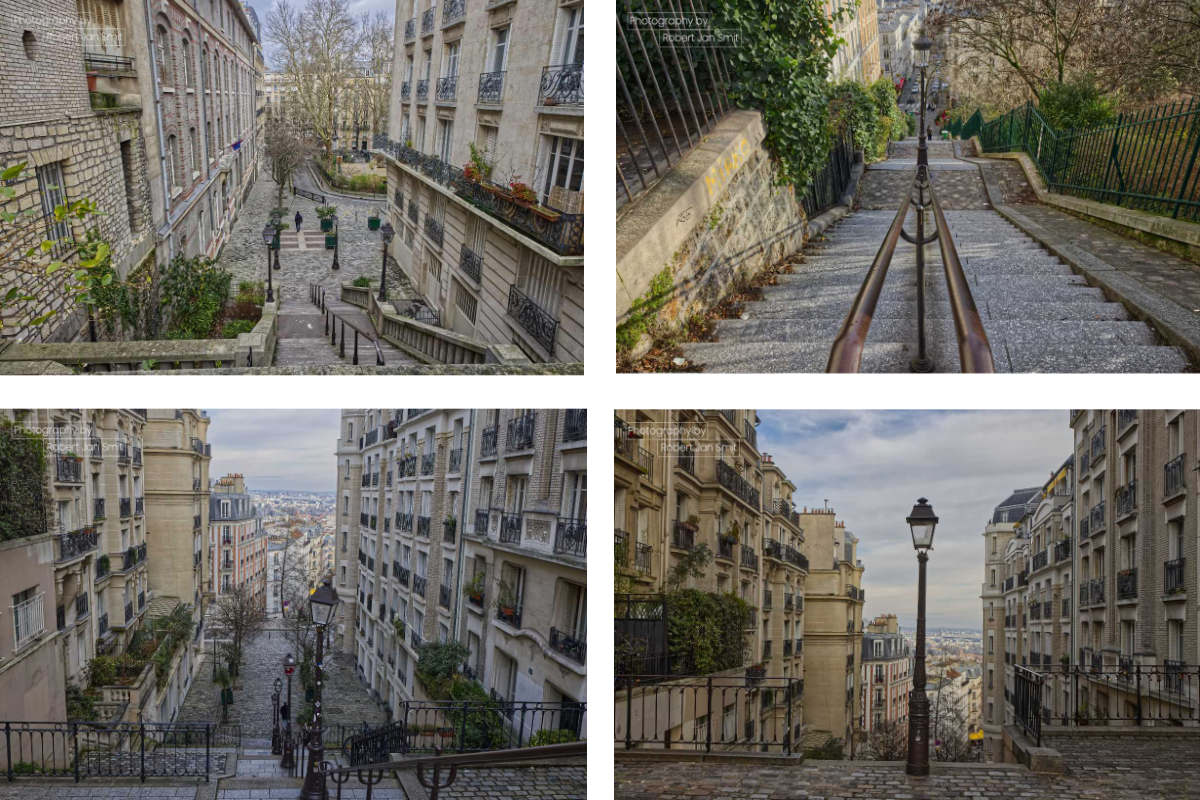 De trappen van Montmartre