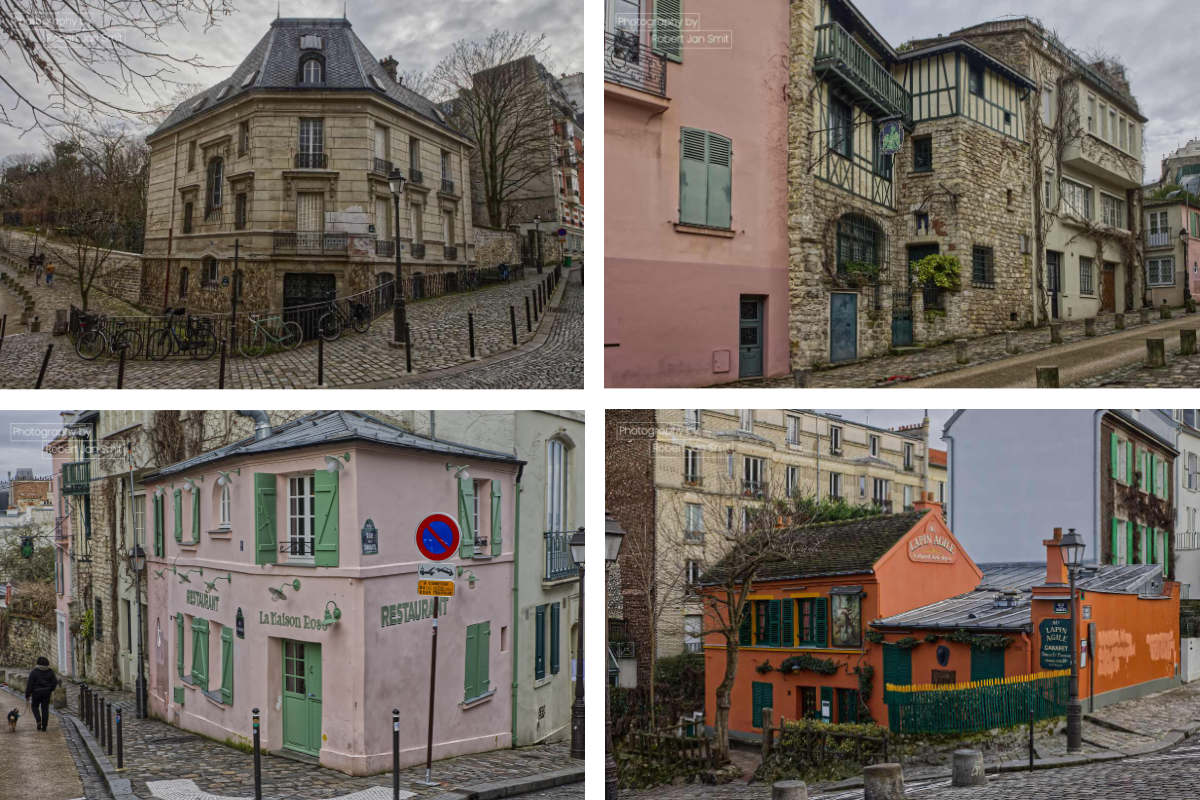 Bijzondere huizen in Montmartre