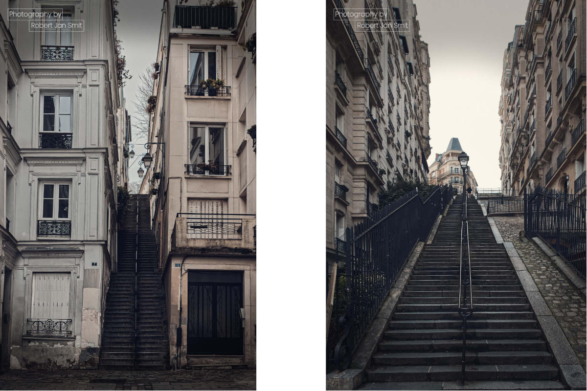 De trappen van Montmartre