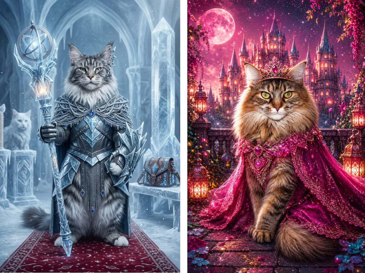 Fantasy met AI bewerkt