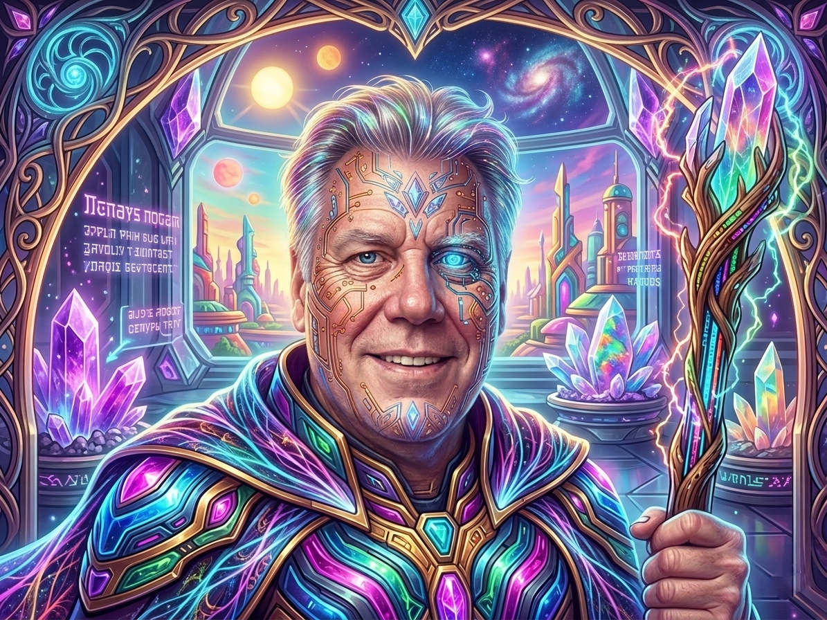 Portret Robert Jan Smit Digitaal met AI bewerkt