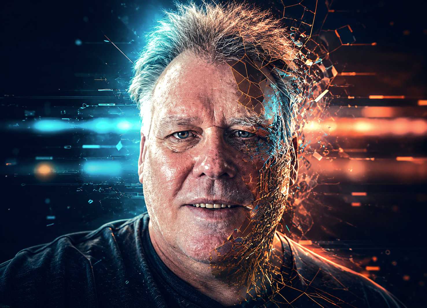 Portret Robert Jan Smit Digitaal bewerkt