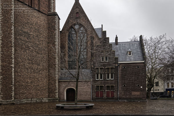 De kosterswoning van de Sint Jacobskerk Den Haag