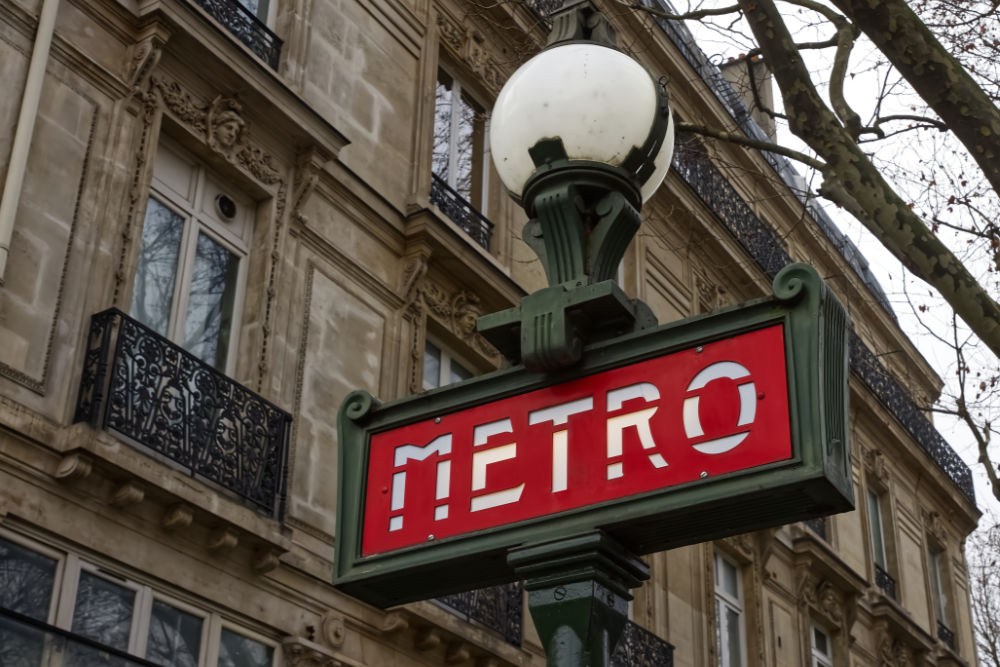 Metrostation in Parijs