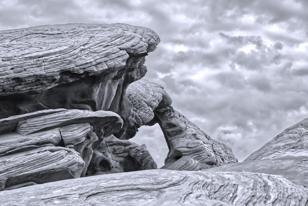 Valley of Fire Las Vegas op grootformaatfoto